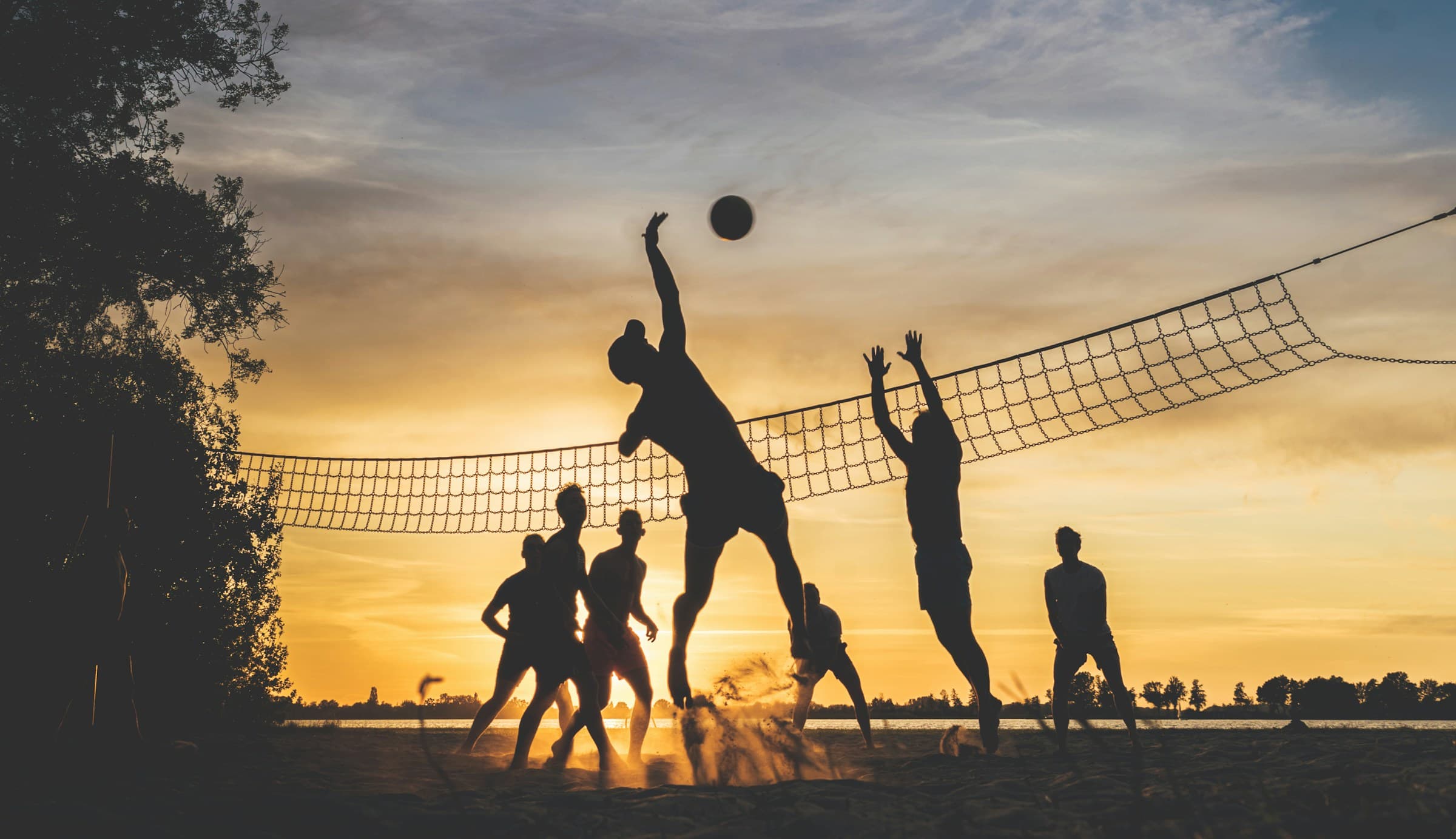 Private volleyball training session